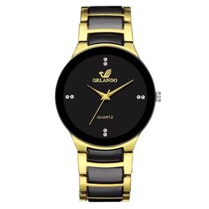 Black and Gold Men's Watch